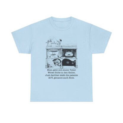 T-Shirt, Citroën 2CV, Max und Moritz – Witwe Boltes Ente – Bild 4
