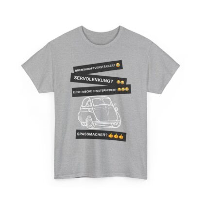 T-Shirt, BMW Isetta, Weiß, Deutscher Text, Spaßmacher