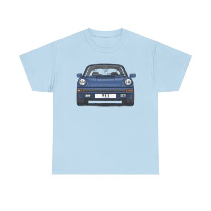 T-Shirt, Porsche 911, G-Modell, Targa, Strichzeichnung, Blau, Wunschkennzeichen möglich – Bild 7