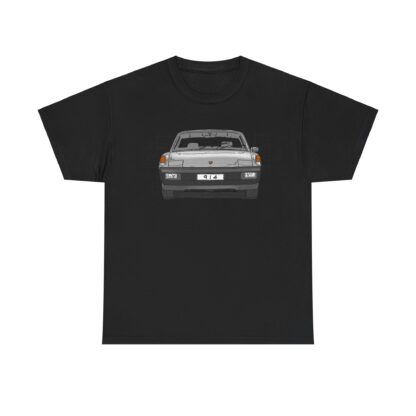T-Shirt, Porsche 914, MJ 1975, VW Porsche, Strichzeichnung, Silber, personalisierbar – Bild 3