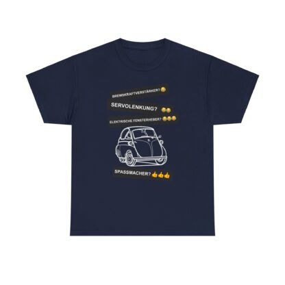 T-Shirt, BMW Isetta, Weiß, Deutscher Text, Spaßmacher – Bild 6