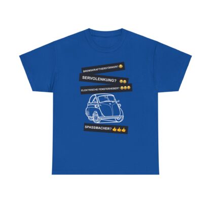 T-Shirt, BMW Isetta, Weiß, Deutscher Text, Spaßmacher – Bild 5
