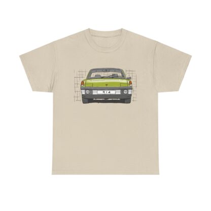 T-Shirt, Porsche 914, VW Porsche, Strichzeichnung, Ravenna Grün, personalisierbar – Bild 4