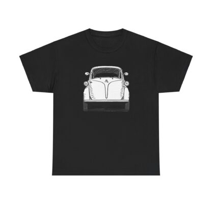 T-Shirt, Isetta, Strichzeichnung, Weiß, personalisierbar – Bild 3