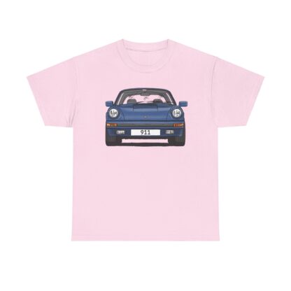 T-Shirt, Porsche 911, G-Modell, Targa, Strichzeichnung, Blau, Wunschkennzeichen möglich – Bild 10