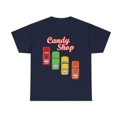 T-Shirt, Porsche 911 Coupé, F-Modell, Ur-Elfer, Candy Shop – Bild 9