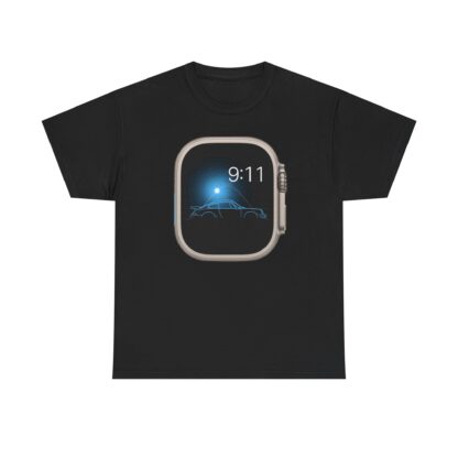 T-Shirt, Porsche 911 Turbo, 964, Elfer, Smart Watch, Blau – Bild 5