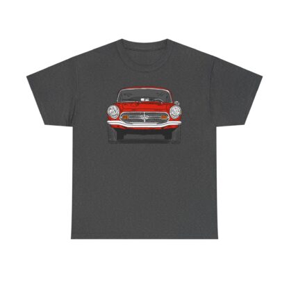 T-Shirt, Honda S800, Strichzeichnung, Rot – Bild 6