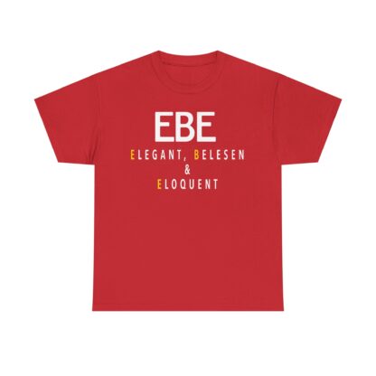 T-Shirt, Ebersberg, EBE – ELEGANT, BELESEN & ELOQUENT, feiner Druck – Bild 7