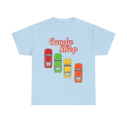 T-Shirt, Porsche 911 Coupé, F-Modell, Ur-Elfer, Candy Shop – Bild 7