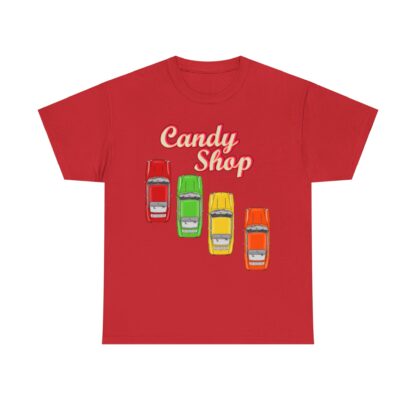 T-Shirt, Porsche 911 Coupé, F-Modell, Ur-Elfer, Candy Shop – Bild 11