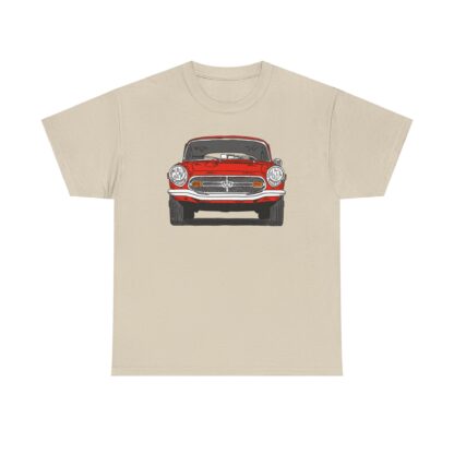 T-Shirt, Honda S800, Strichzeichnung, Rot – Bild 4