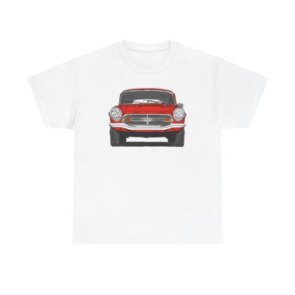 T-Shirt, Honda S800, Strichzeichnung, Rot – Bild 2