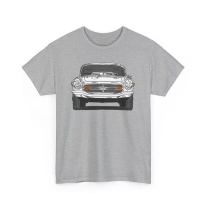T-Shirt, Honda S800, Strichzeichnung, Weiß