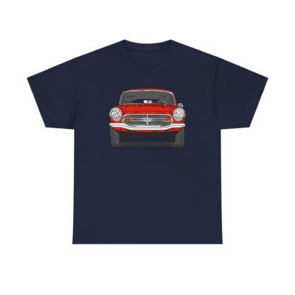 T-Shirt, Honda S800, Strichzeichnung, Rot – Bild 9