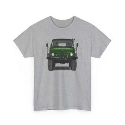 T-Shirt, Unimog, Strichzeichnung, Grün, personalisierbar