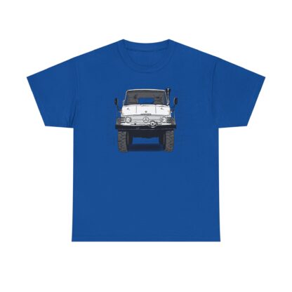 T-Shirt, Unimog, Strichzeichnung, Weiß, personalisierbar – Bild 8