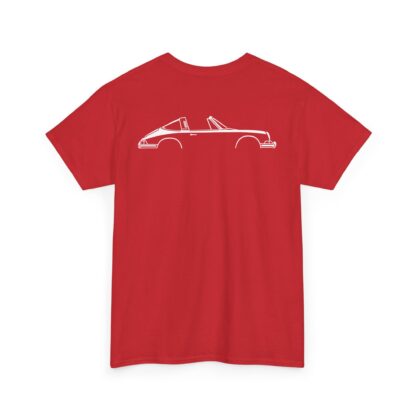 T-Shirt, LUFTGEKÜHLT. Porsche 911 Targa, beidseitig bedruckt, Weiße Schrift – Bild 13
