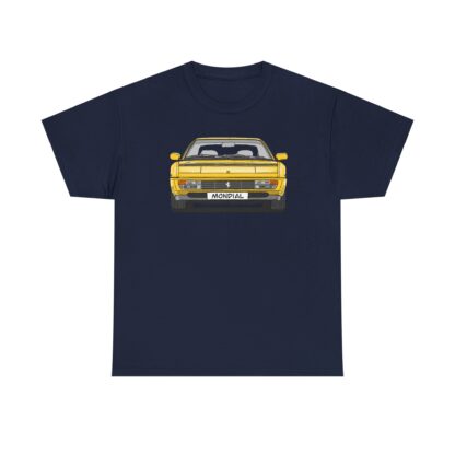 T-Shirt, Ferrari Mondial t, Strichzeichnung, Gelb, mit Kennzeichen personalisierbar – Bild 9