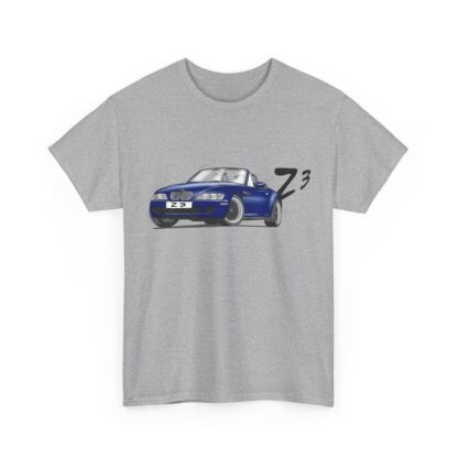T-Shirt, BMW Z3, Strichzeichnung, Dunkelblau, personalisierbar