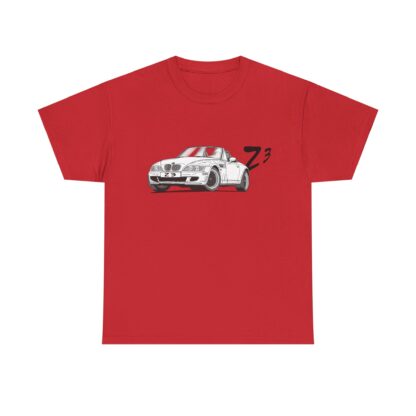 T-Shirt, BMW Z3, Strichzeichnung, Weiß, personalisierbar – Bild 9