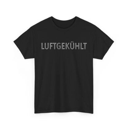 T-Shirt, LUFTGEKÜHLT. Porsche 911 Targa, Weiße Schrift