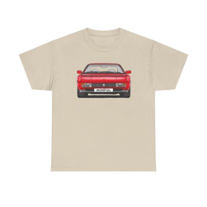 T-Shirt, Ferrari Mondial t, Strichzeichnung, Rot, mit Kennzeichen personalisierbar – Bild 4