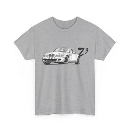 T-Shirt, BMW Z3, Strichzeichnung, Weiß, personalisierbar