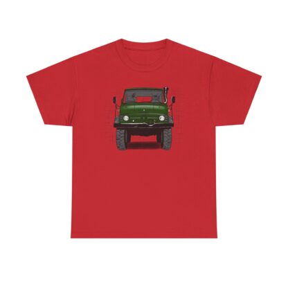 T-Shirt, Unimog, Strichzeichnung, Grün, personalisierbar – Bild 11