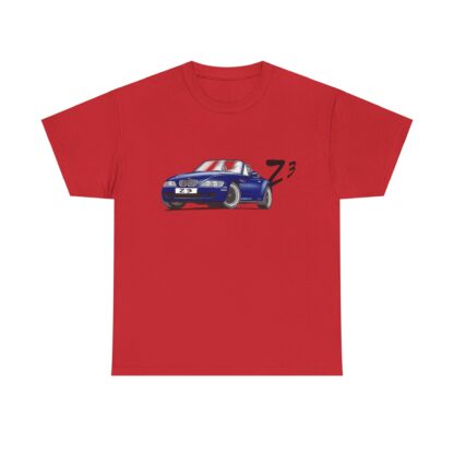 T-Shirt, BMW Z3, Strichzeichnung, Dunkelblau, personalisierbar – Bild 8