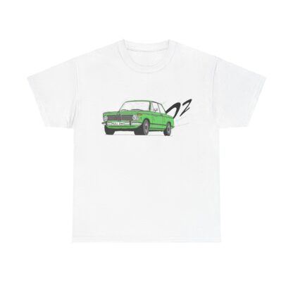 T-Shirt, BMW 02, Strichzeichnung, Grün, Kennzeichen möglich – Bild 2