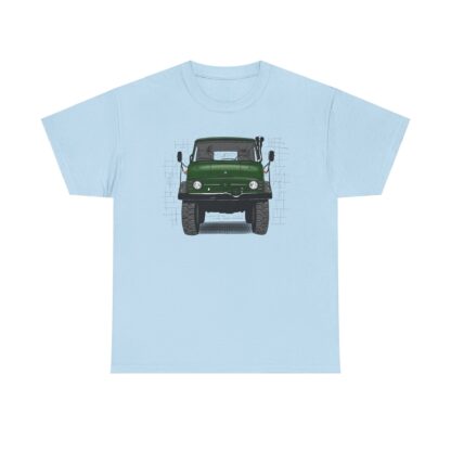 T-Shirt, Unimog, Strichzeichnung, Grün, personalisierbar – Bild 7