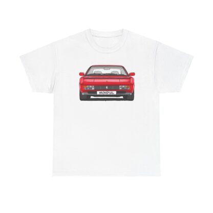 T-Shirt, Ferrari Mondial t, Strichzeichnung, Rot, mit Kennzeichen personalisierbar – Bild 2