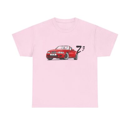 T-Shirt, BMW Z3, Strichzeichnung, Rot, personalisierbar – Bild 8