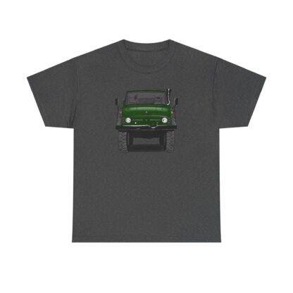 T-Shirt, Unimog, Strichzeichnung, Grün, personalisierbar – Bild 6
