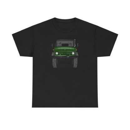 T-Shirt, Unimog, Strichzeichnung, Grün, personalisierbar – Bild 3