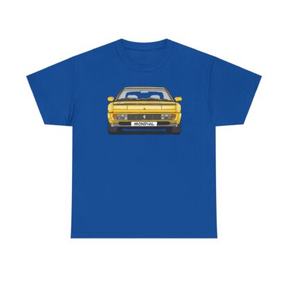 T-Shirt, Ferrari Mondial t, Strichzeichnung, Gelb, mit Kennzeichen personalisierbar – Bild 8