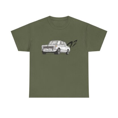 T-Shirt, BMW 02, Strichzeichnung, Weiß, Kennzeichen möglich – Bild 4