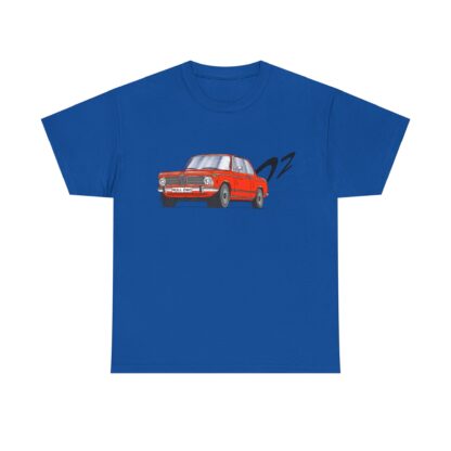 T-Shirt, BMW 02, Strichzeichnung, Orange, Kennzeichen möglich – Bild 7