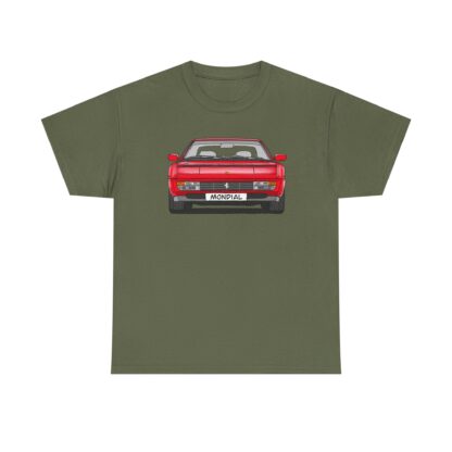 T-Shirt, Ferrari Mondial t, Strichzeichnung, Rot, mit Kennzeichen personalisierbar – Bild 5