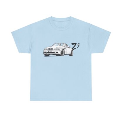 T-Shirt, BMW Z3, Strichzeichnung, Weiß, personalisierbar – Bild 6