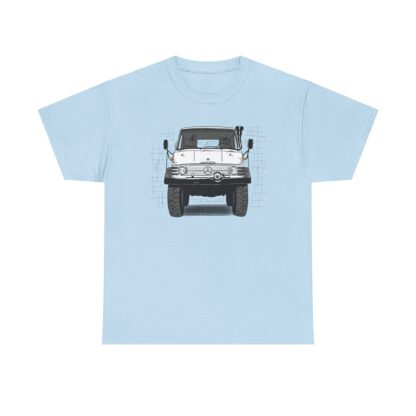 T-Shirt, Unimog, Strichzeichnung, Weiß, personalisierbar – Bild 7