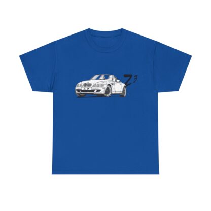 T-Shirt, BMW Z3, Strichzeichnung, Weiß, personalisierbar – Bild 7