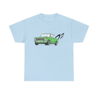 T-Shirt, BMW 02, Strichzeichnung, Grün, Kennzeichen möglich – Bild 6
