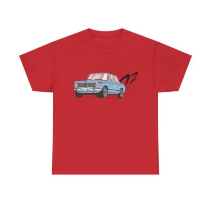 T-Shirt, BMW 02, Strichzeichnung, Blau, Kennzeichen möglich – Bild 9