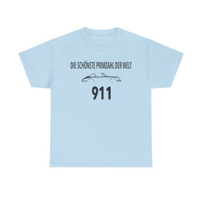 T-Shirt, SCHÖNSTE PRIMZAHL - 911, Schwarze Schrift – Bild 6