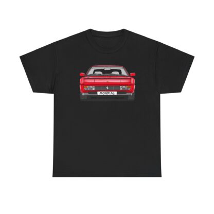 T-Shirt, Ferrari Mondial t, Strichzeichnung, Rot, mit Kennzeichen personalisierbar – Bild 3