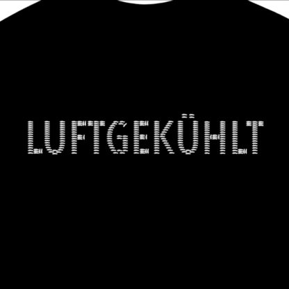 T-Shirt, LUFTGEKÜHLT. Porsche 911 Targa, Weiße Schrift – Bild 3