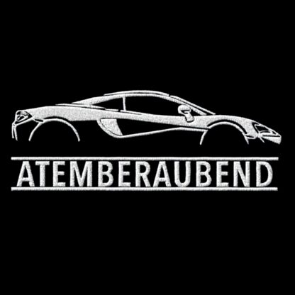 Streng limitiertes Hoodie, nur 50 Exemplare, McLaren 570S, Vorderseite und Ärmel edel bestickt – Bild 2