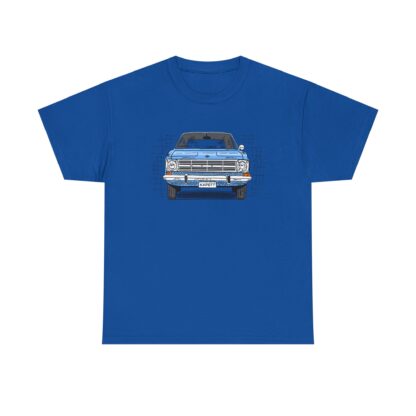 T-Shirt, Opel Kadett B, Strichzeichnung, Blau, personalisierbar – Bild 8